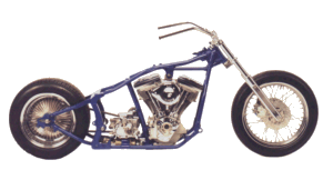 Twin cam shop chopper frame